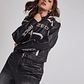 Chaqueta Mujer Ecocuero Racer Negro Sioux - Miniatura 5