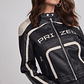 Chaqueta Mujer Ecocuero Racer Negro Sioux - Miniatura 4