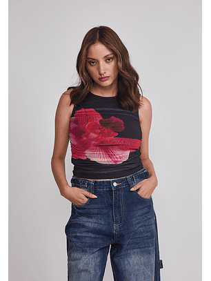 Peto Mujer Drapeado Trend Fucsia Sioux