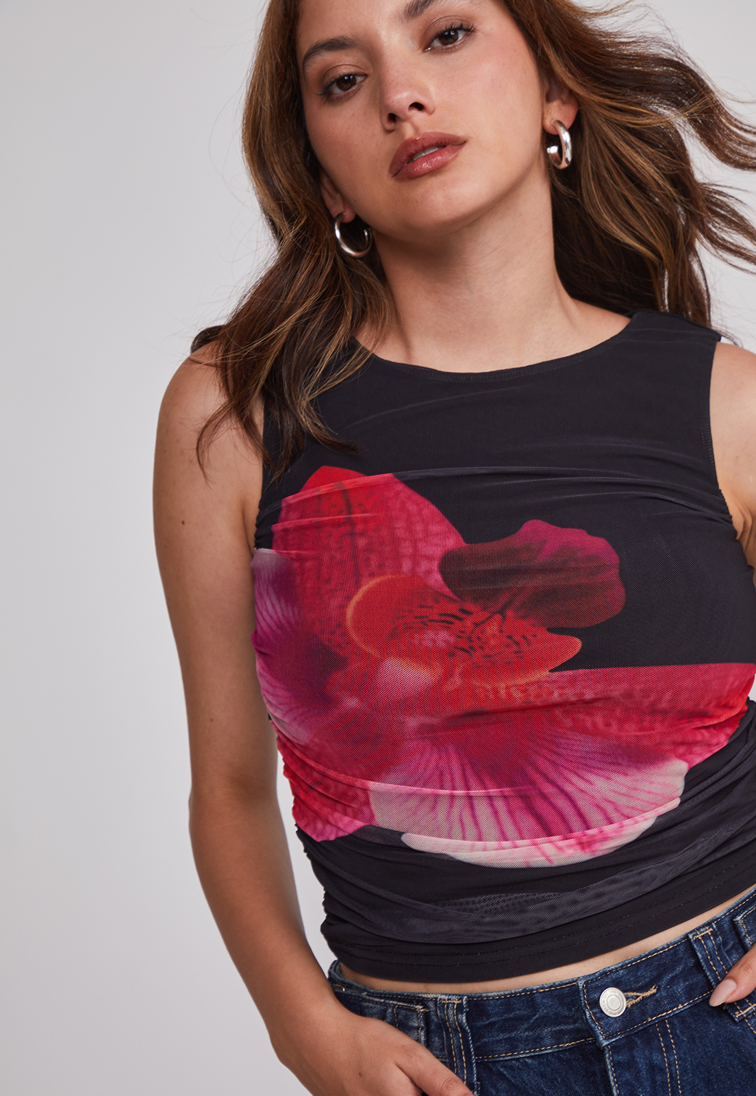 Peto Mujer Drapeado Trend Fucsia Sioux 4