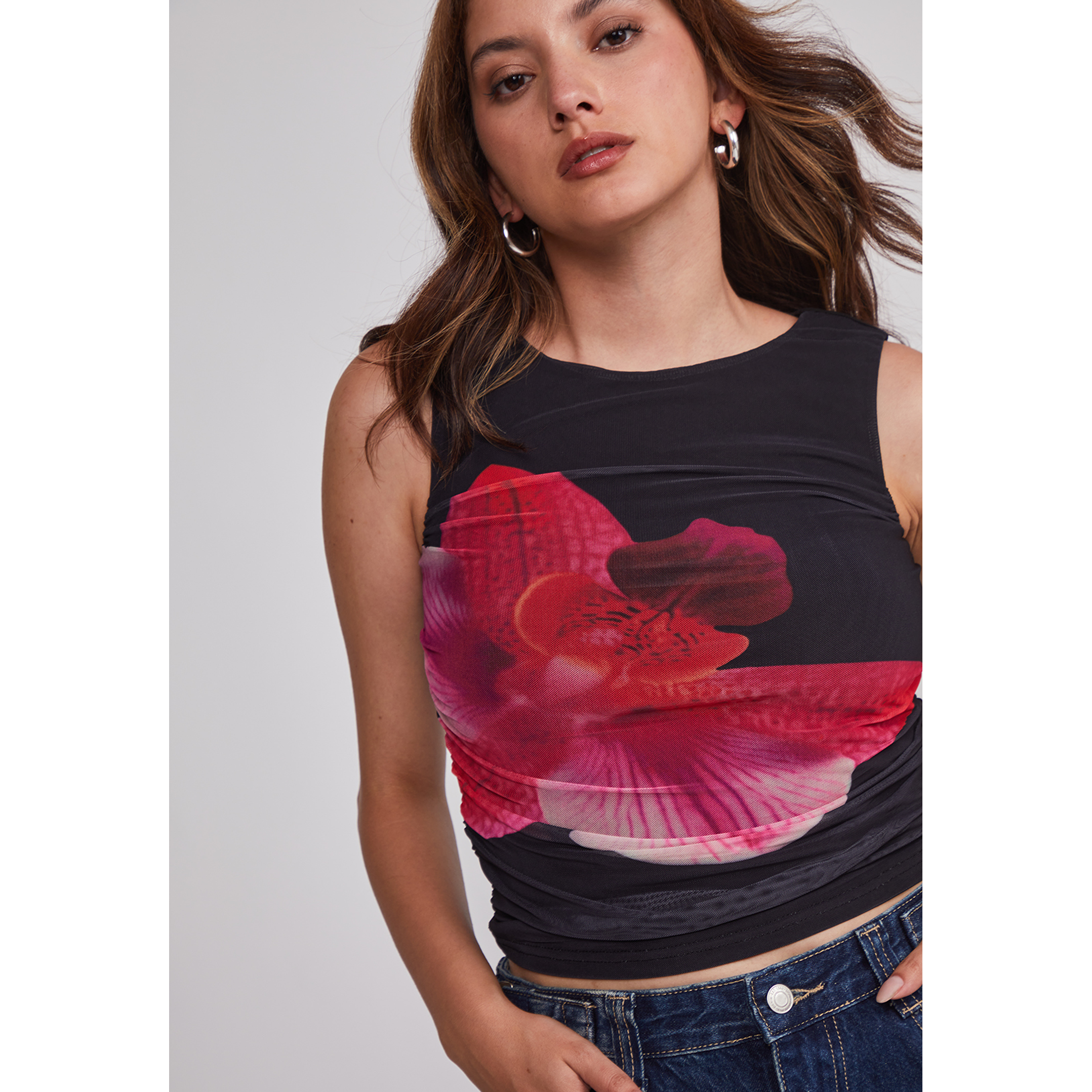 Peto Mujer Drapeado Trend Fucsia Sioux 4