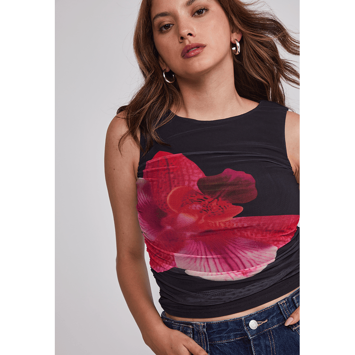 Peto Mujer Drapeado Trend Fucsia Sioux 4