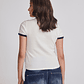Polera Mujer Varsity Blanco Sioux - Miniatura 3