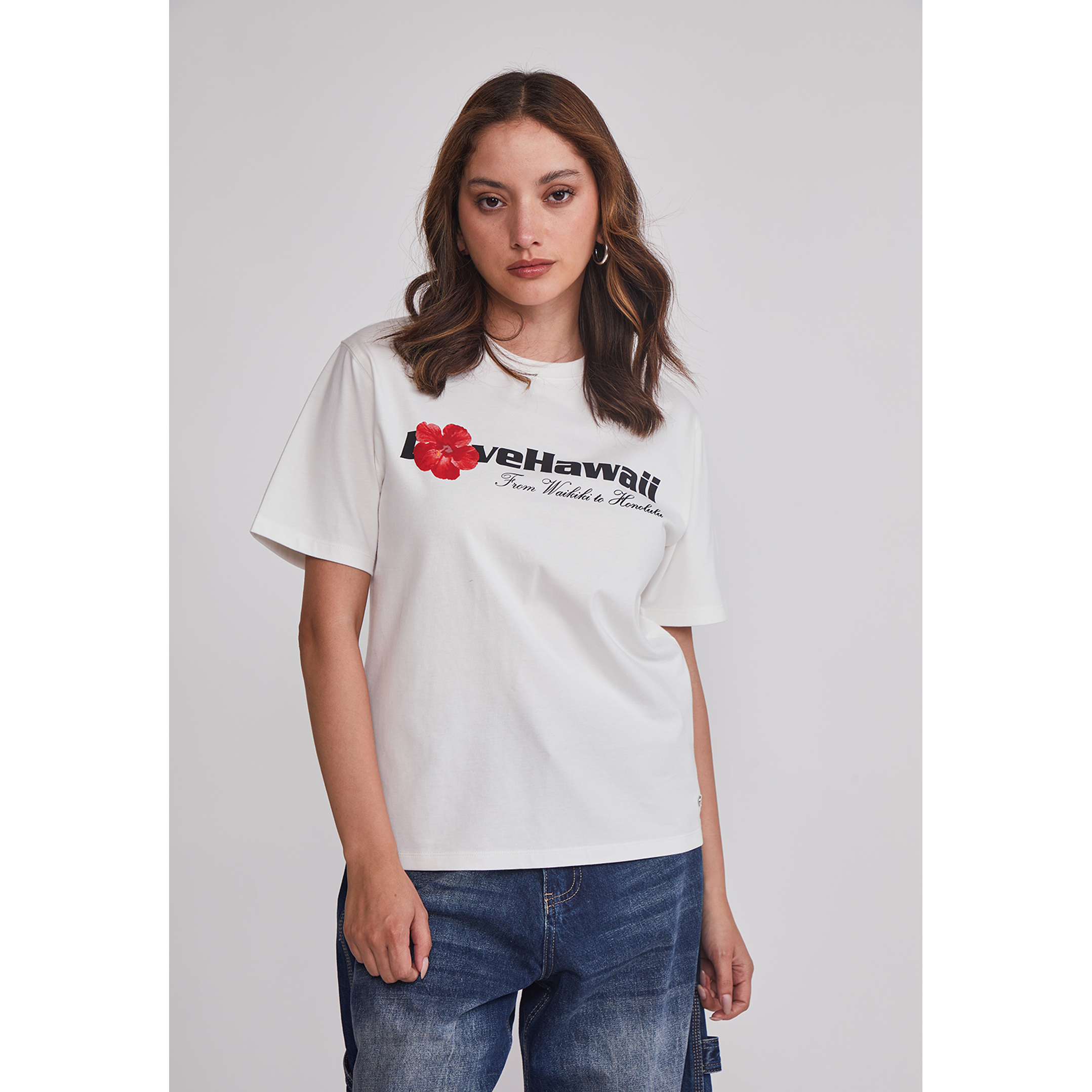 Polera Mujer Oversize Est Trend Blanco Sioux 1