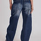 Jeans Mujer Balloon Carpenter Azul Sioux - Miniatura 3