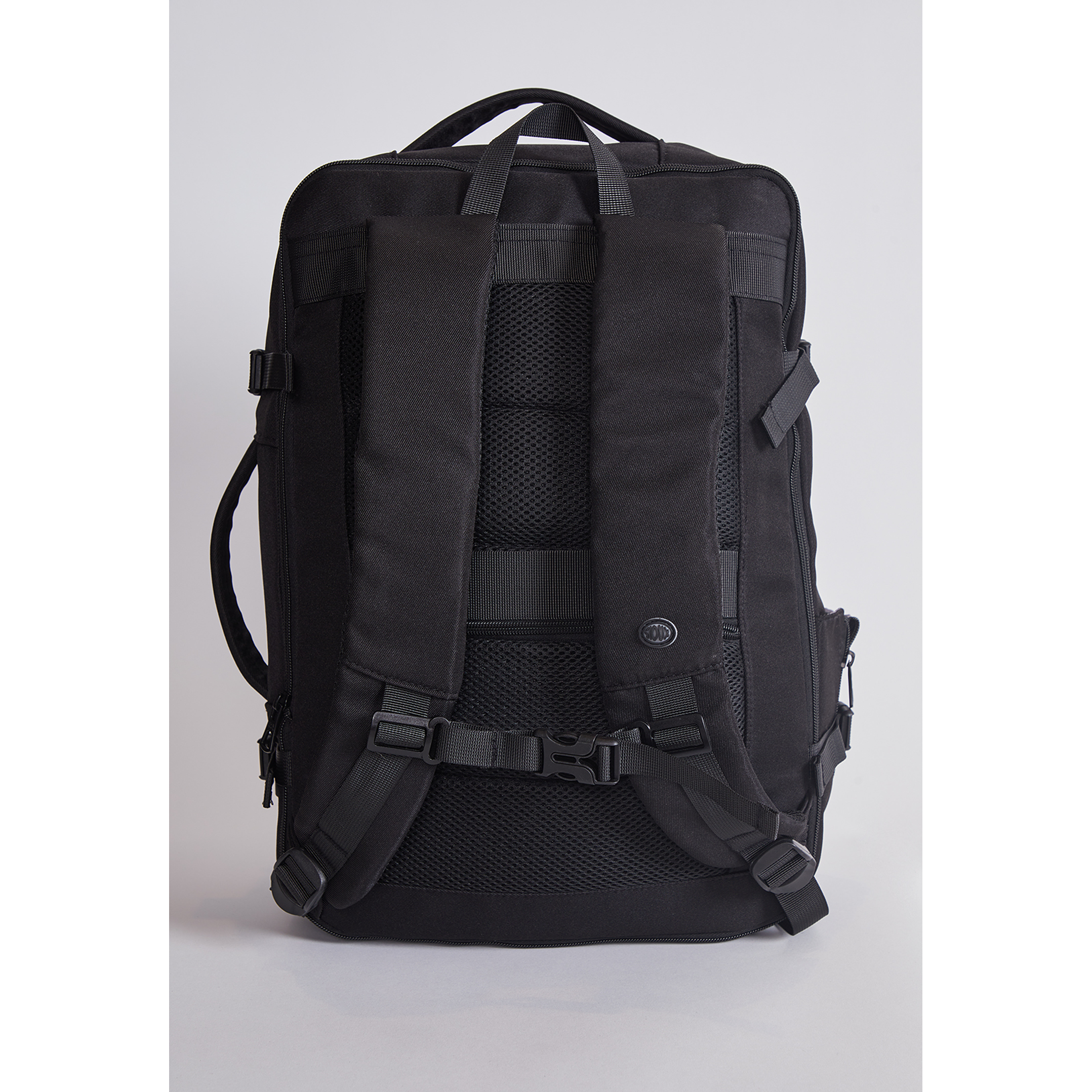 Mochila Travel Bolsillos Negro Sioux 2