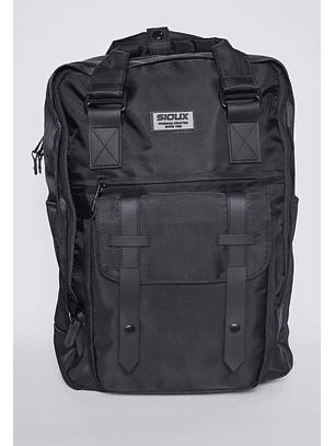 Mochila Pockets Negro Sioux