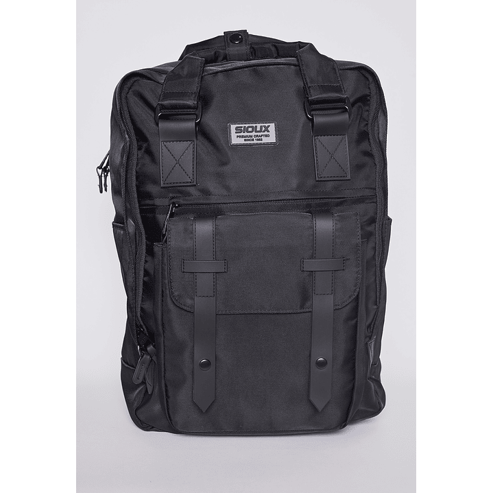 Mochila Pockets Negro Sioux 1