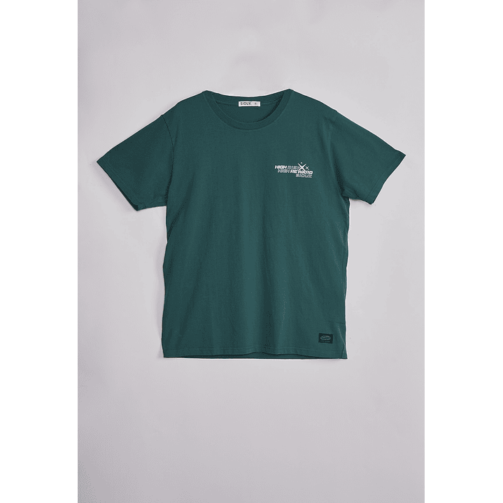 Polera Hombre Dados Verde Sioux 1