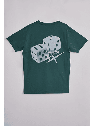 Polera Hombre Dados Verde Sioux