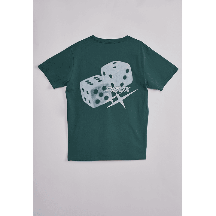 Polera Hombre Dados Verde Sioux 2