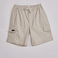 Bermuda Hombre Cargo Lavada Beige Sioux - Miniatura 1