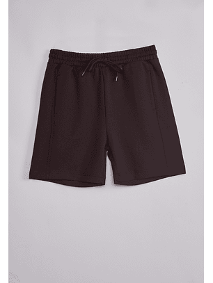 Bermuda Hombre Franela Corte Café Sioux