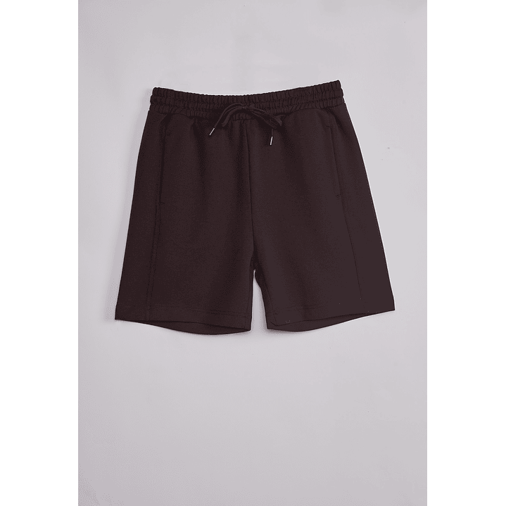 Bermuda Hombre Franela Corte Café Sioux 1