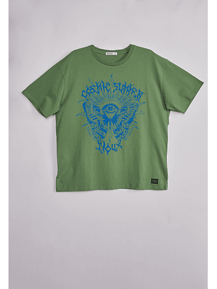 Polera Hombre Solar Verde Sioux