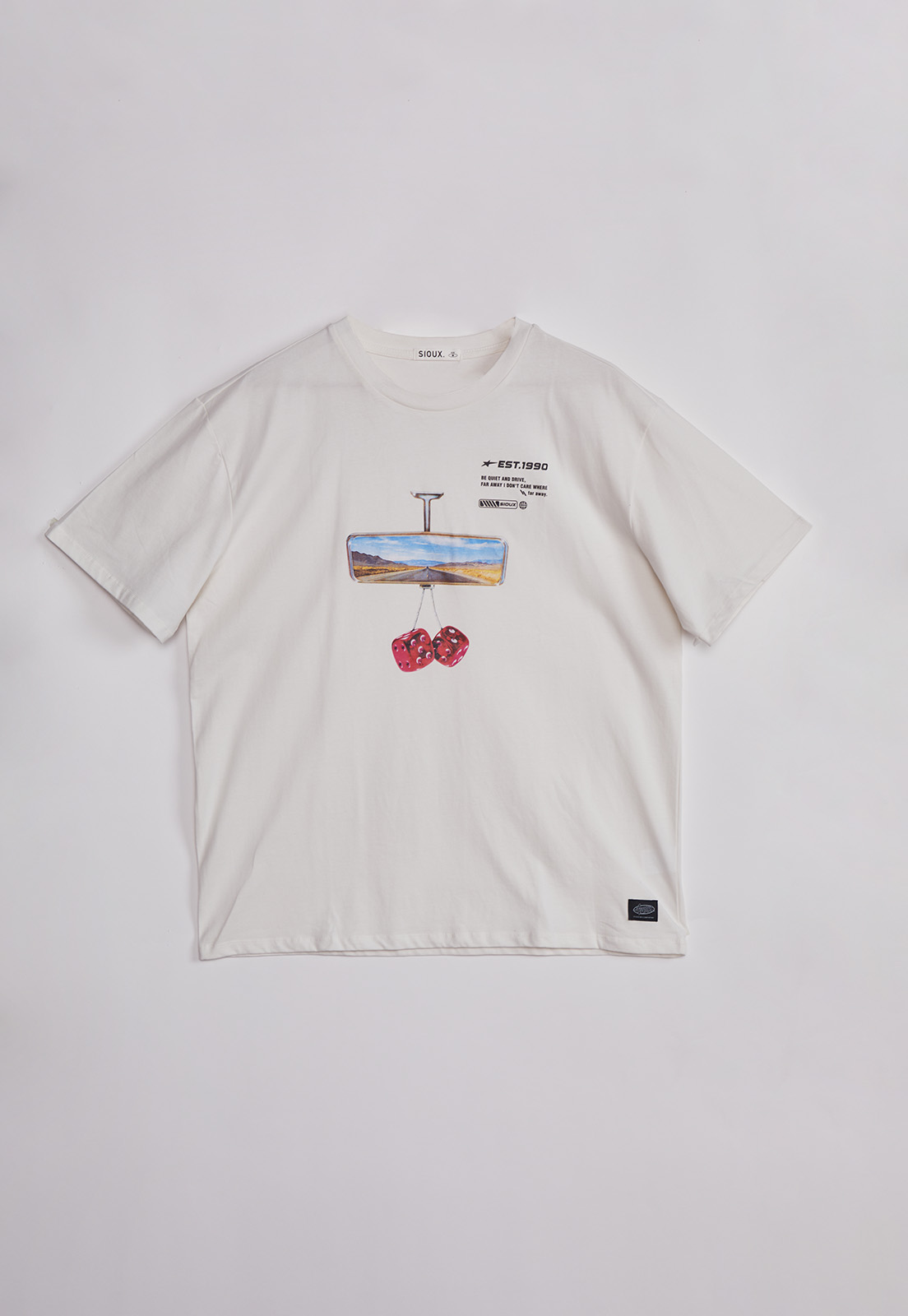 Polera Hombre Retrovisor Crudo Sioux 1