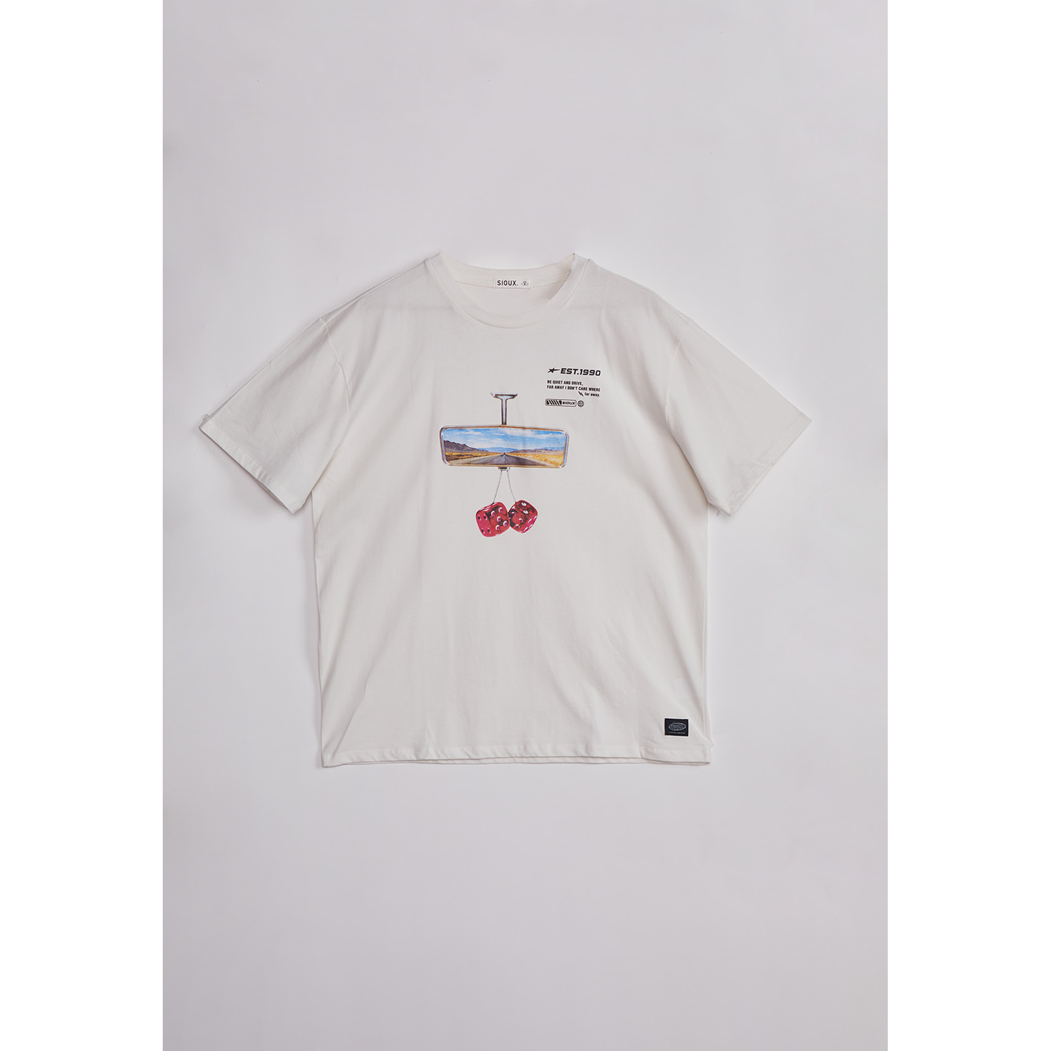 Polera Hombre Retrovisor Crudo Sioux 1