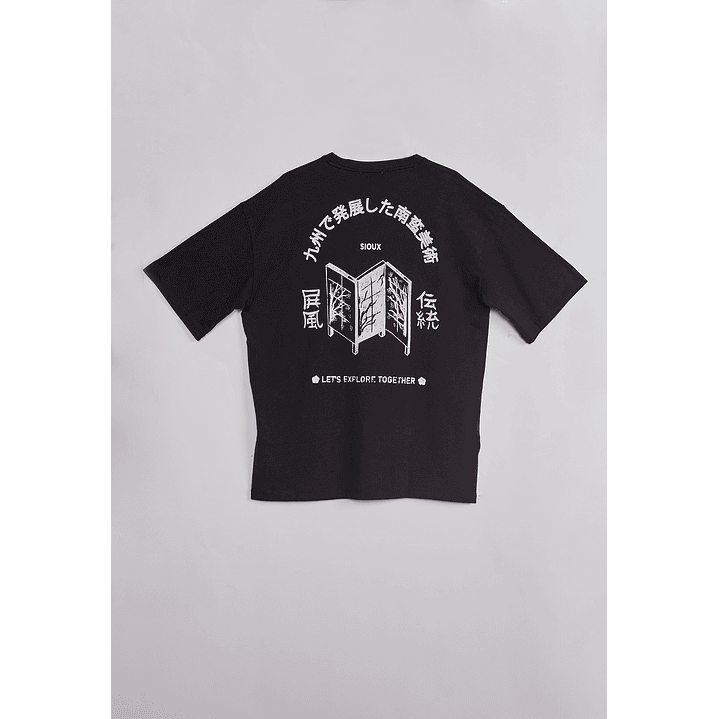 Polera Hombre Oriental Gris Sioux 2