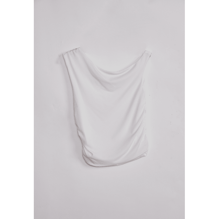 Peto Mujer Hombro Caído Blanco Sioux 1