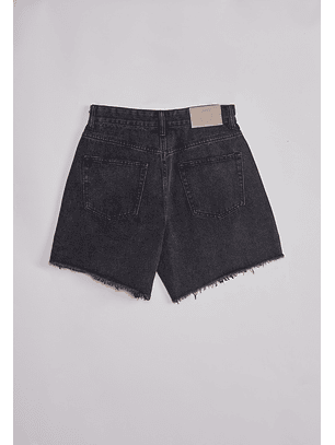 Short Mujer Denim Flecos Gris Sioux