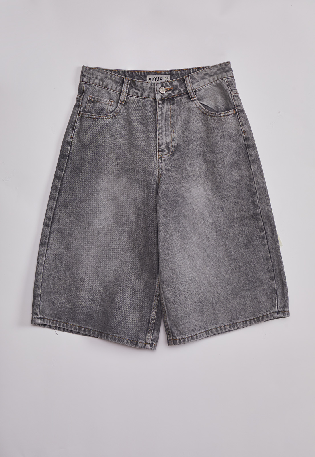 Short Mujer Extra Baggy Gris Sioux 1