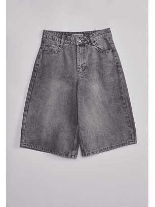 Short Mujer Extra Baggy Gris Sioux