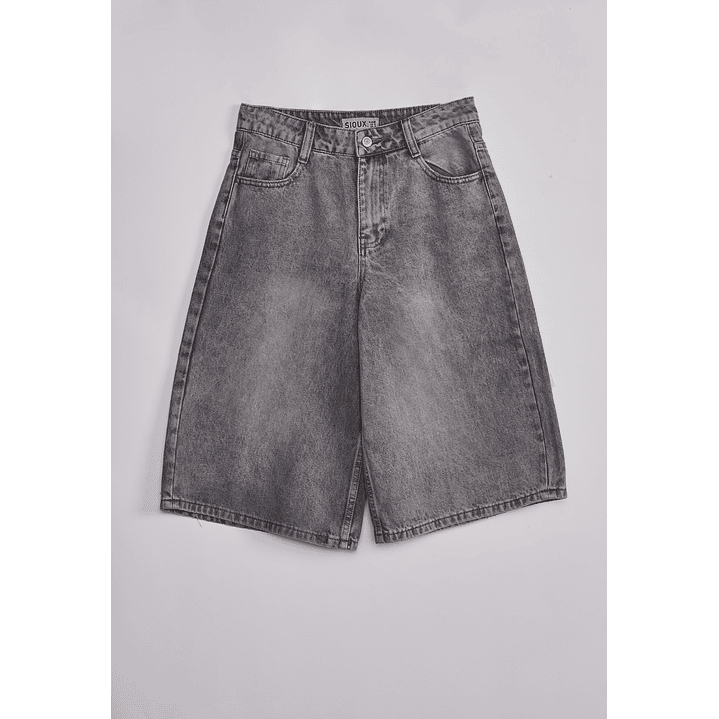 Short Mujer Extra Baggy Gris Sioux 2