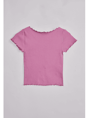 Polera Mujer Rulet Rosado Sioux