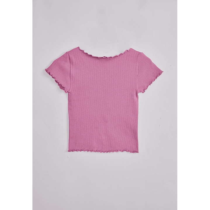 Polera Mujer Rulet Rosado Sioux 2