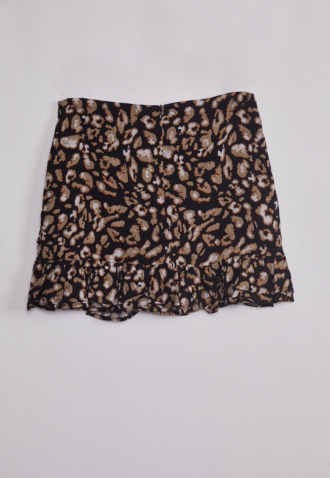 Falda Short Mujer Vuelos Negro Sioux 2