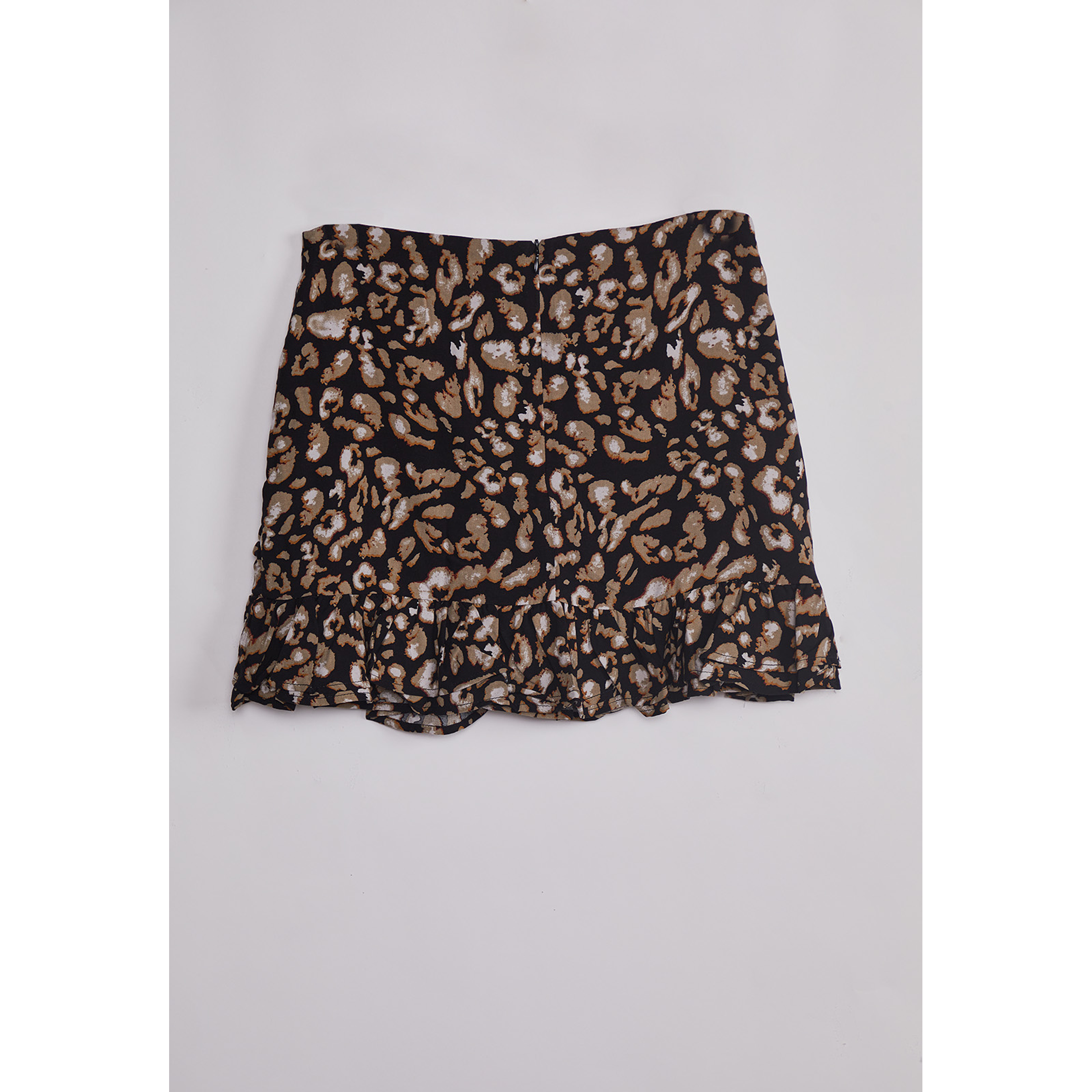Falda Short Mujer Vuelos Negro Sioux 2