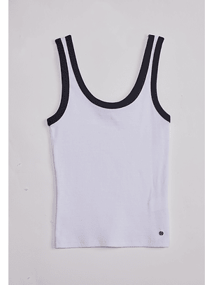 Peto Mujer Contraste Blanco Sioux