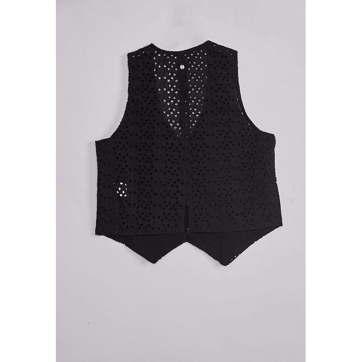 Chaqueta Mujer Broderie Negro Sioux 2