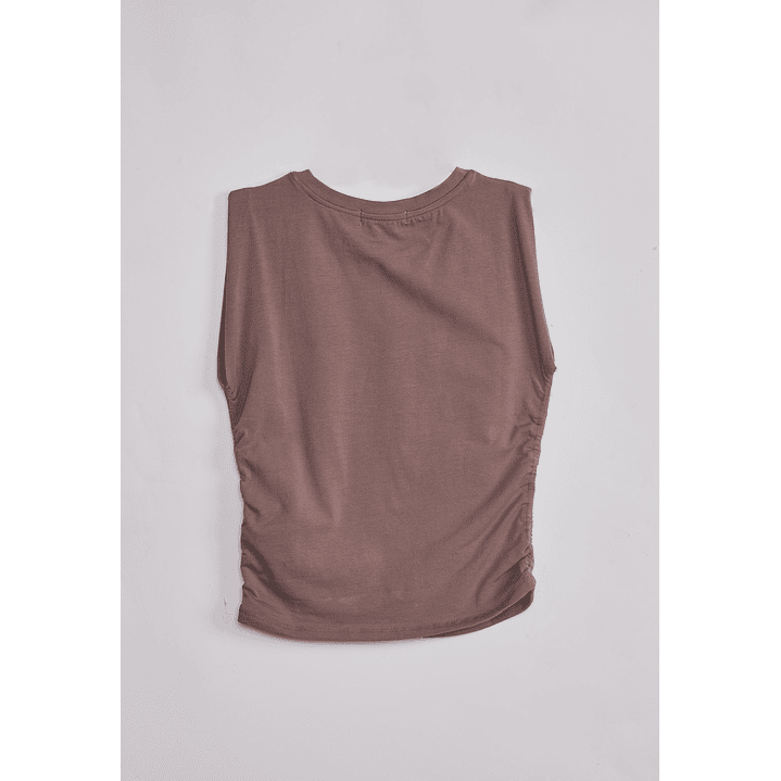 Peto Mujer Recogido Costados Café Sioux 2