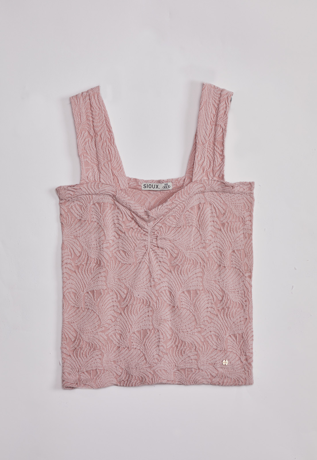 Peto Mujer Seamless Floral Rosado Sioux 1