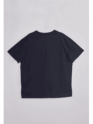 Polera Hombre Basic Azul Sioux