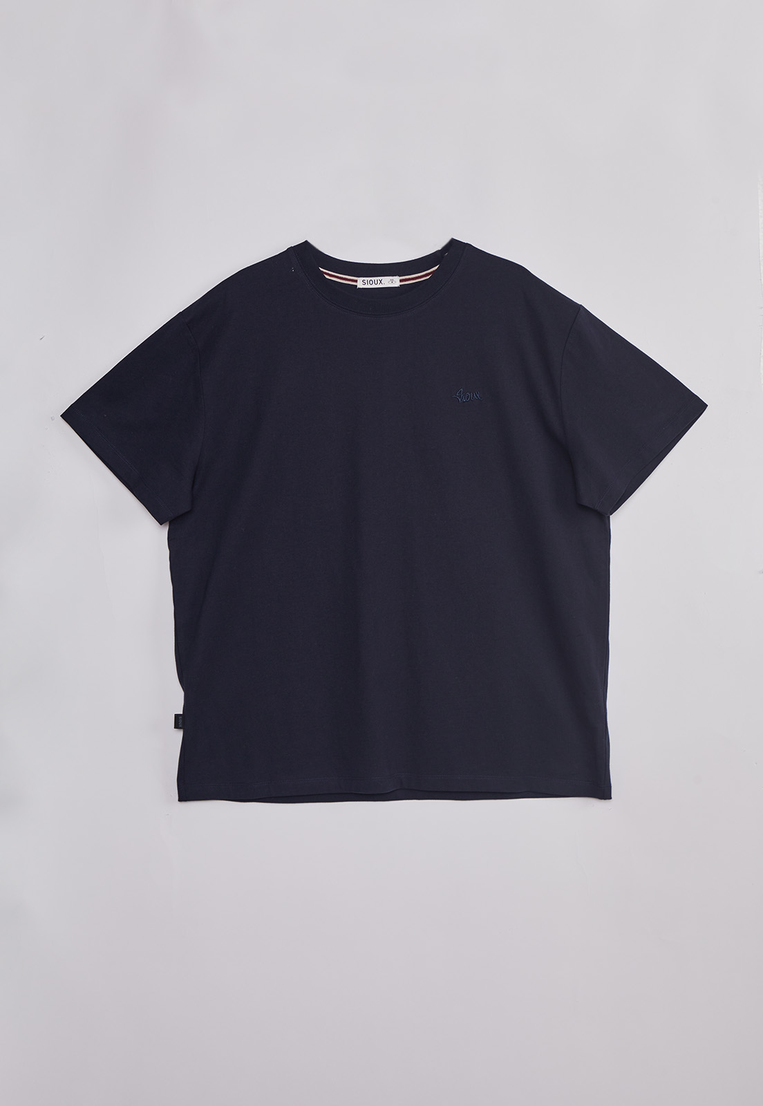 Polera Hombre Basic Azul Sioux 6