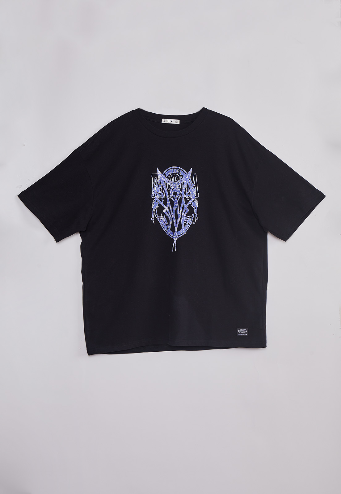 Polera Hombre Death Relaxed Negro Sioux 6