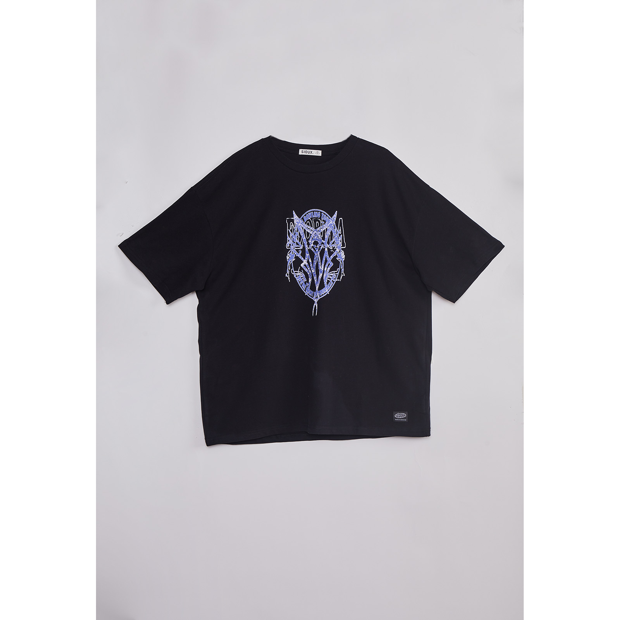 Polera Hombre Death Relaxed Negro Sioux 1