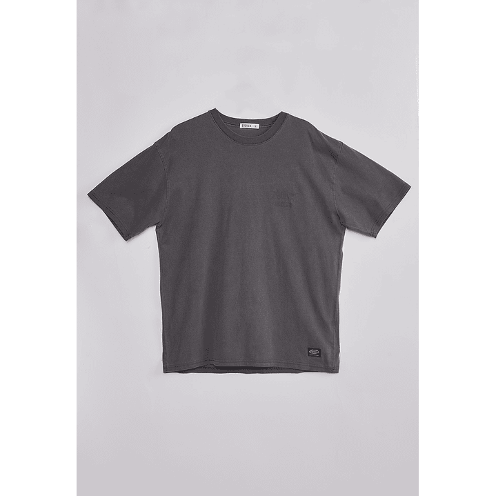 Polera Hombre Lavada Dinosaurio Café Sioux 1