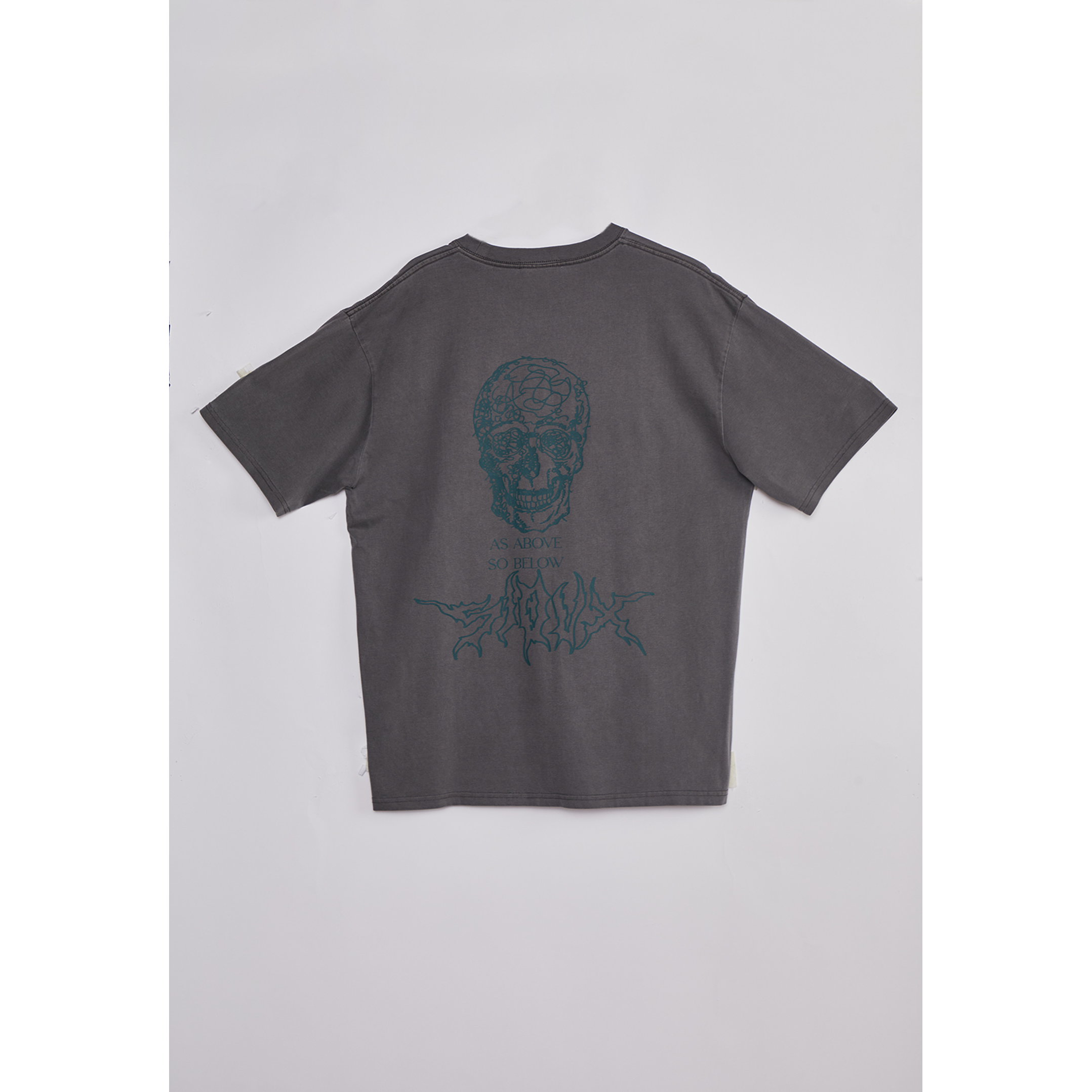 Polera Hombre Lavada Dinosaurio Café Sioux 2