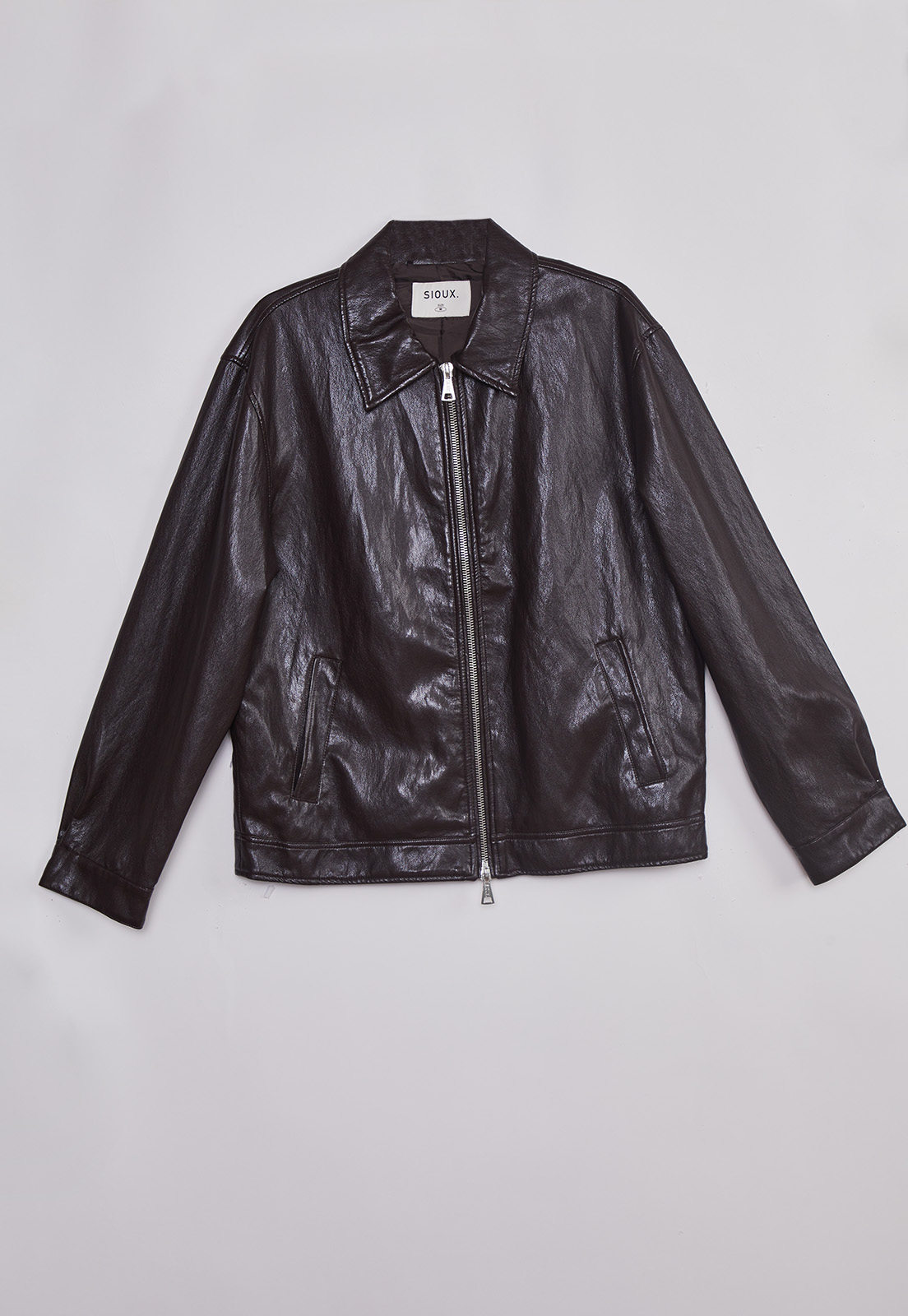 Chaqueta Hombre Eco Cuero Café Sioux 6