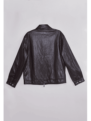 Chaqueta Hombre Eco Cuero Burdeo Sioux