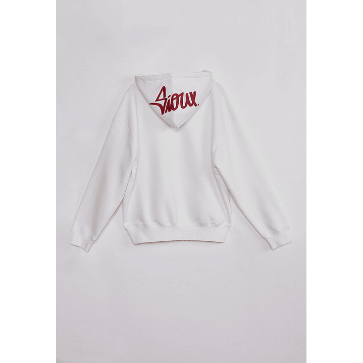 Polerón Hombre Basic Bordado Gorro Crudo Sioux 2