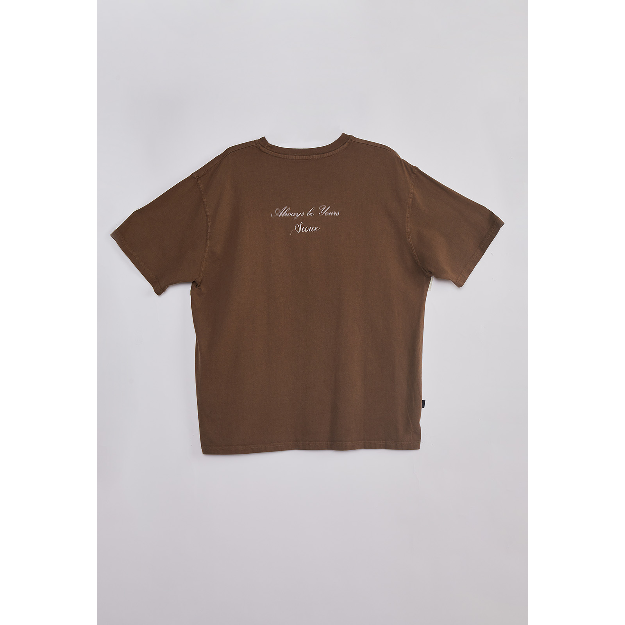 Polera Hombre Lavada Proceso Café Sioux 2