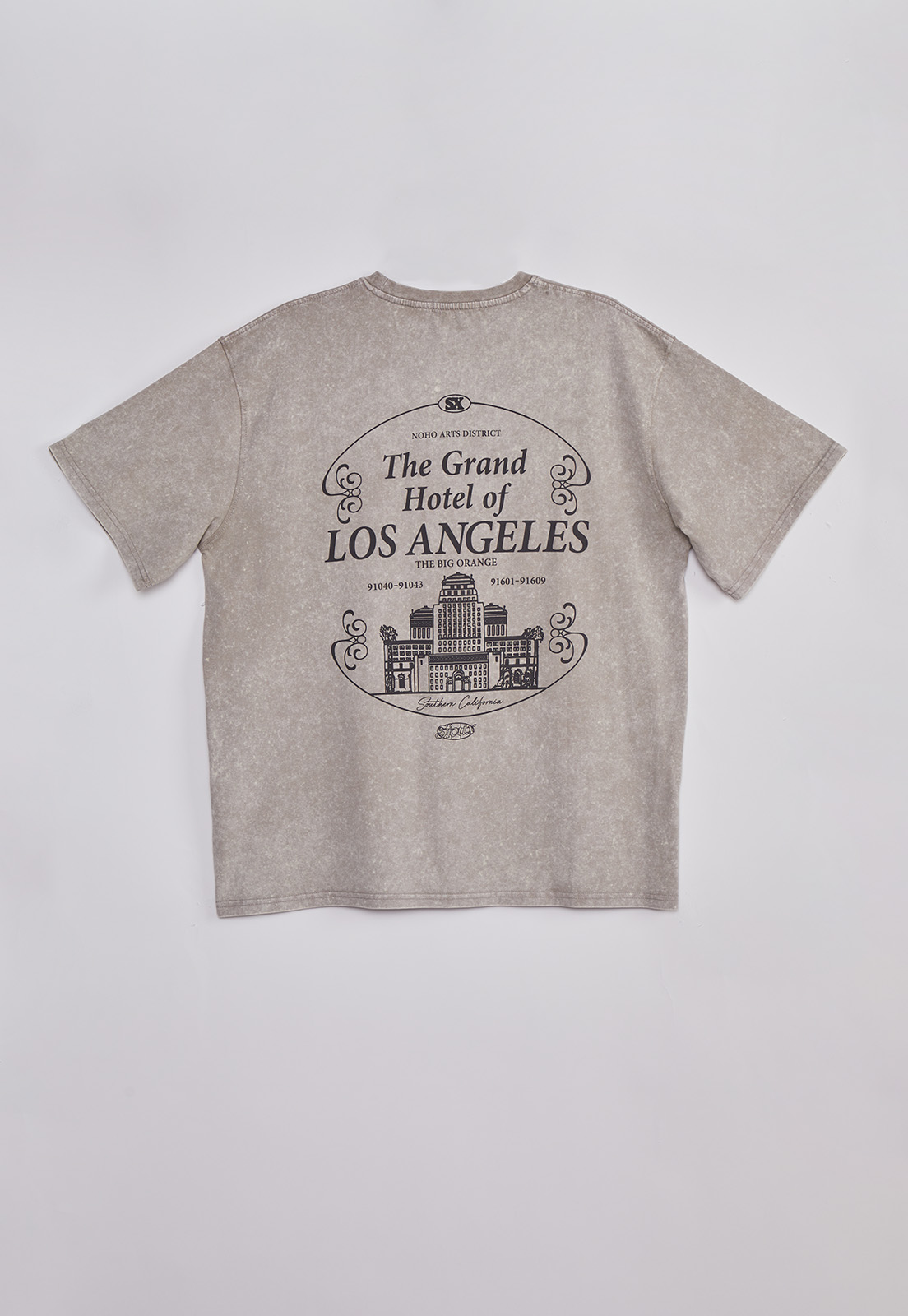 Polera Hombre Relaxed Los Angeles Café Sioux 7