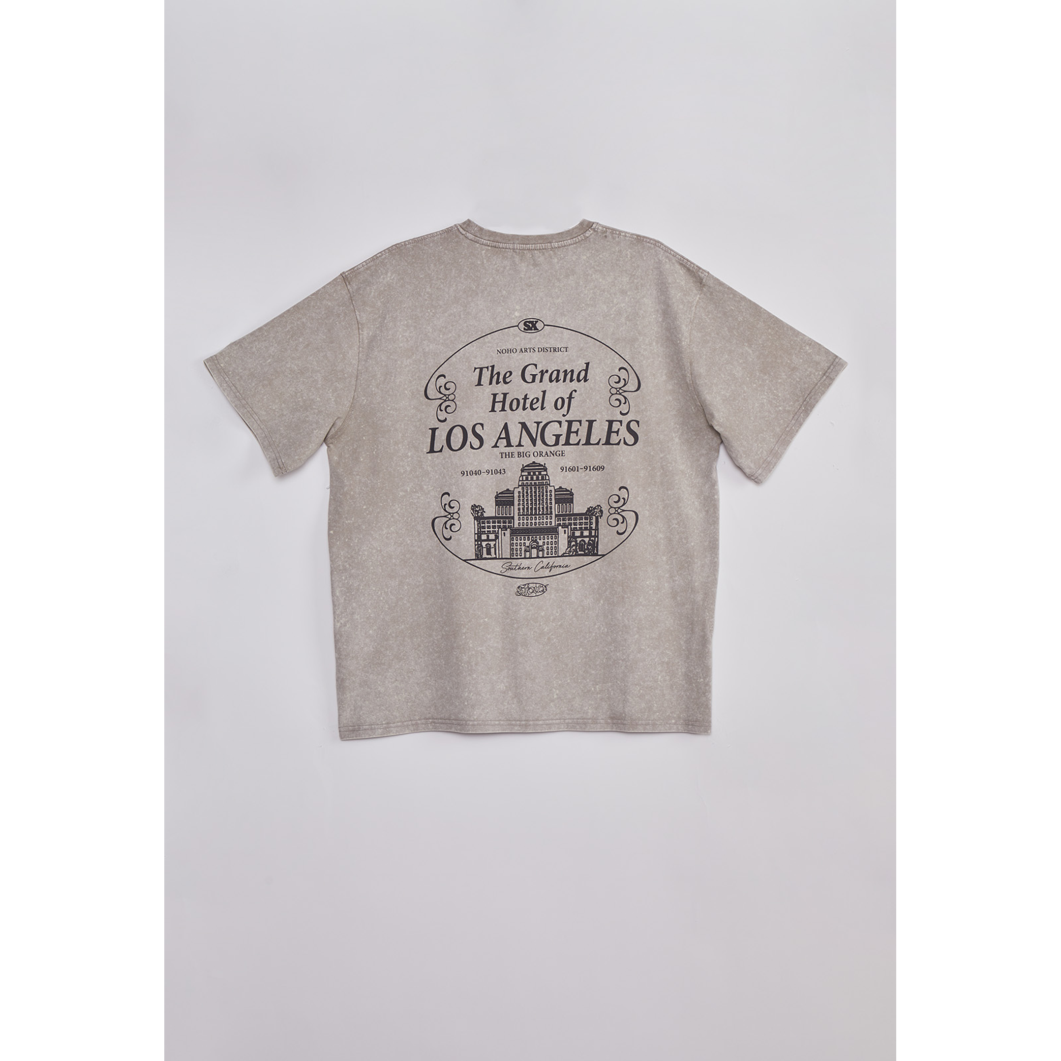 Polera Hombre Relaxed Los Angeles Café Sioux 2