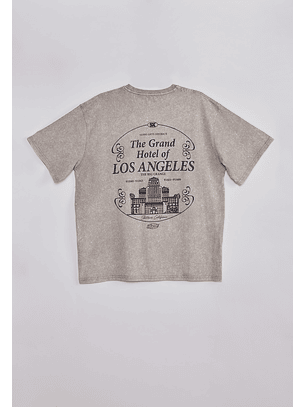 Polera Hombre Relaxed Los Angeles Café Sioux