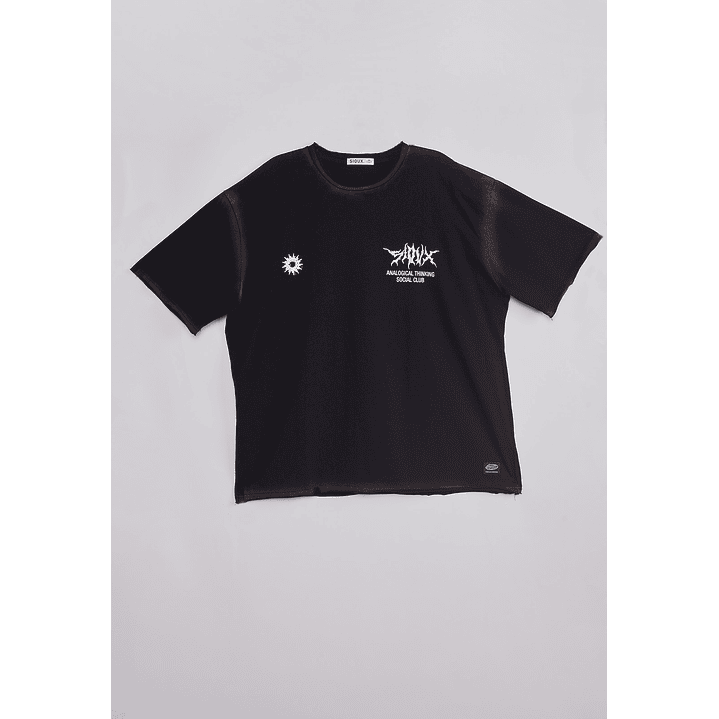 Polera Hombre Espalda Death Negro Sioux 1