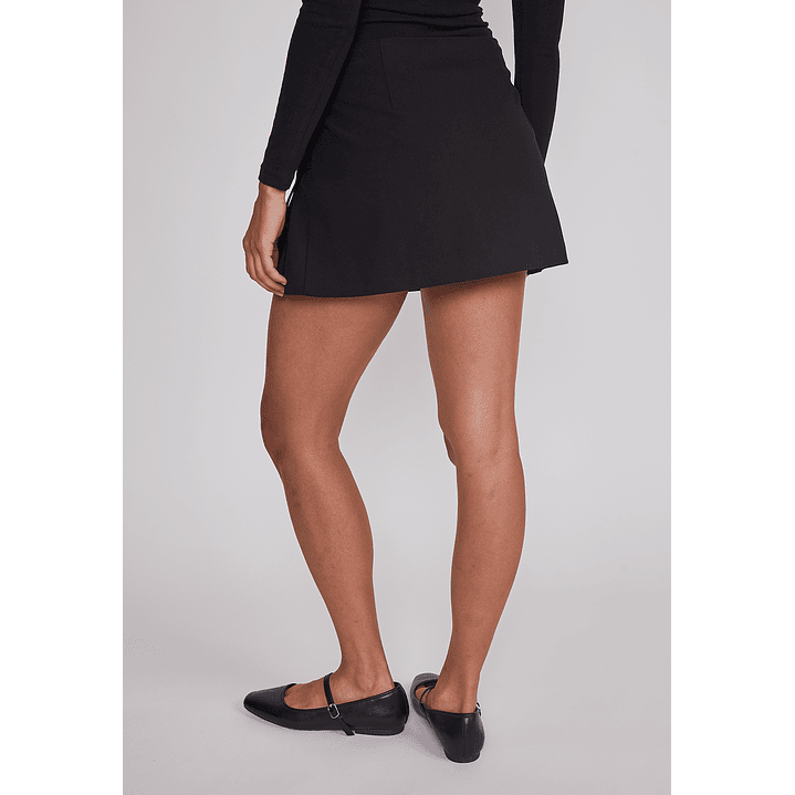 Falda Mujer Tailoring Tazos Negro Sioux 2